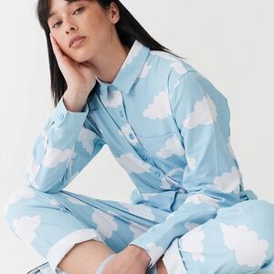 Lazy Oaf Head In The Clouds Boiler Suit (Jumpsuit)